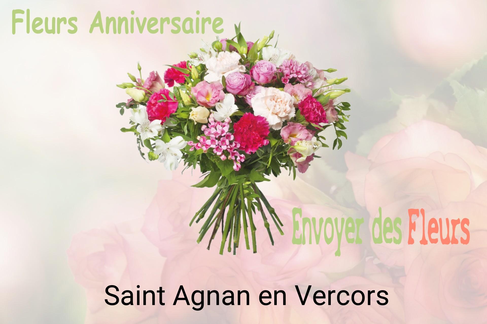 Bouquet de fleurs d’anniversaire livré à Saint-Agnan-en-Vercors