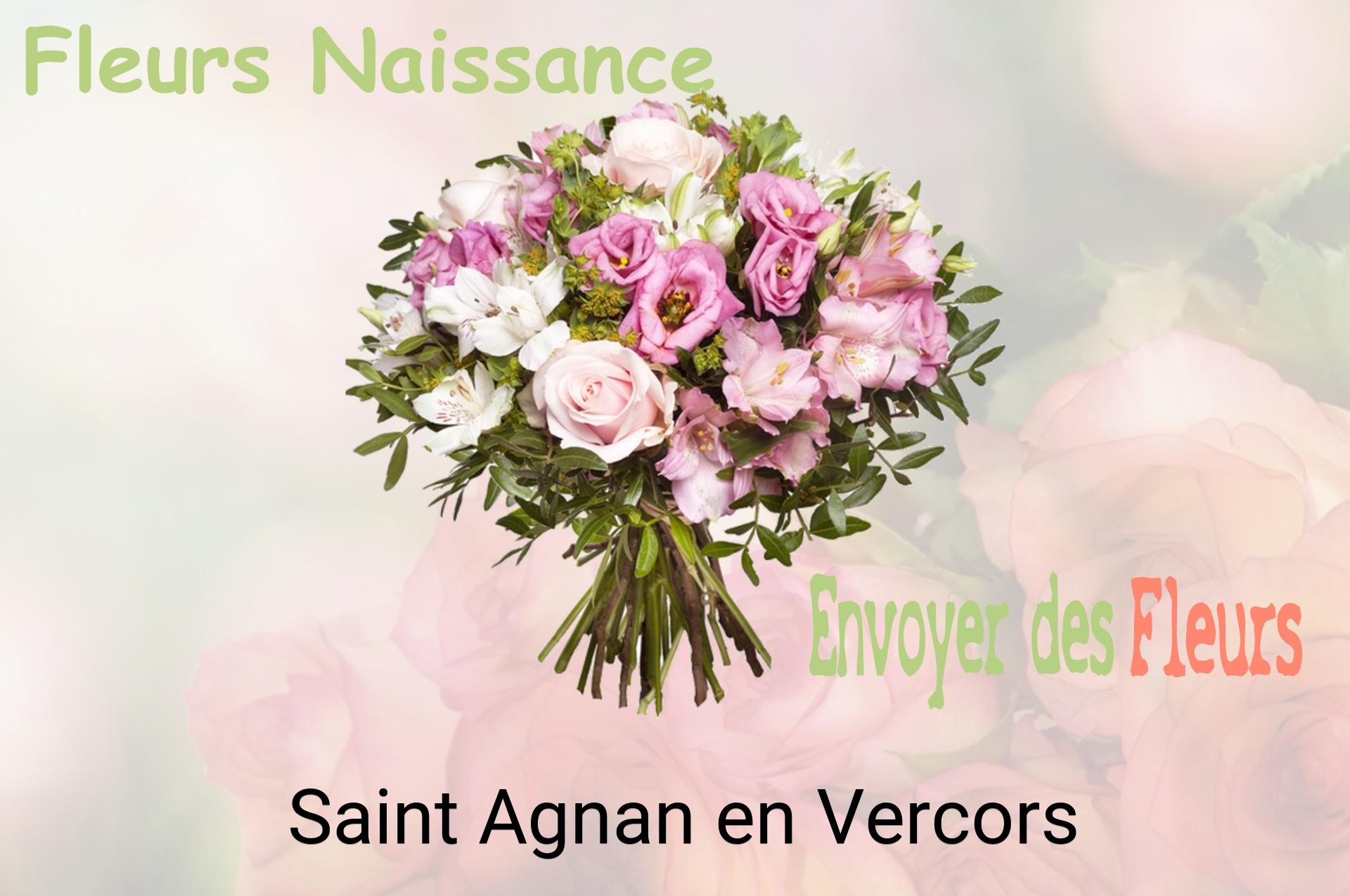 Bouquet de fleurs de naissance livré à Saint-Agnan-en-Vercors